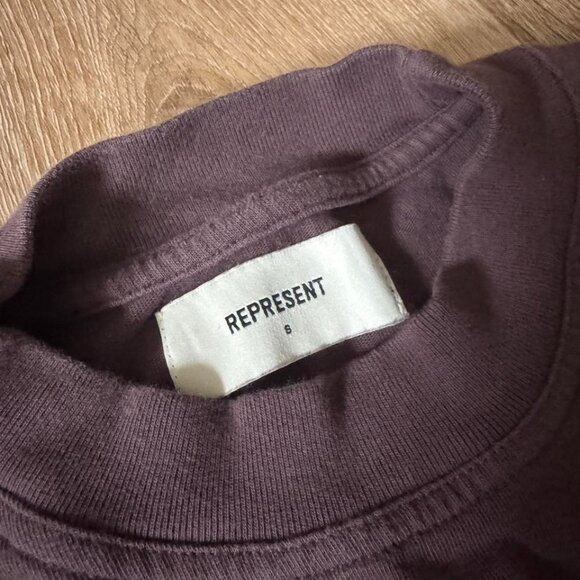 Represent Clo Brown Cotton Tee Shirt Size S - Picture 4 of 6